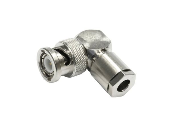 Telegärtner 100023331 100023331 BNC-kontakt Stickpropp, vinklad 50 Ω 1 st
