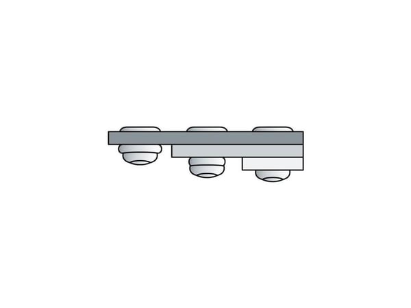 Gesipa 1433822 öppna blindnitar (Ø x L) 3.2 mm x 8 mm, stål/aluminium PolyGrip®, 1000 st