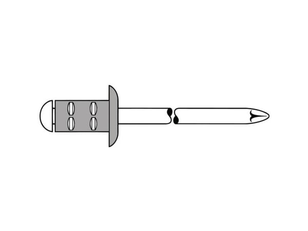 GESIPA blindnagler PolyGrip® nagleskaft dxl 4,0x10,0 mm Alu/Edelstahl 500 stk 1433887