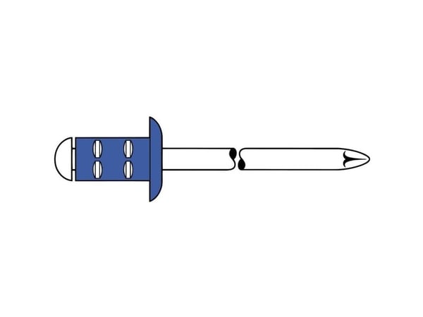 Gesipa 1464887 blindnagler (Ø x L) 3,2 mm x 8 mm stål, 100 stk