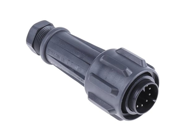 Bulgin EXP-0911/10/P rundstiftkontakt, samlet stiftpol: 10, 1 stk