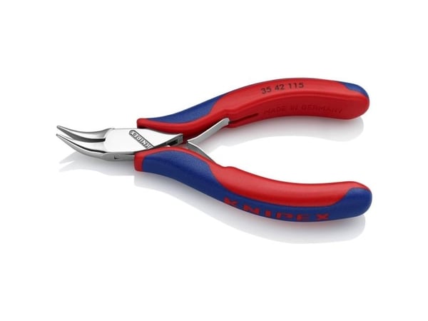 Knipex 35 42 115 SB Elektronik och finmekanik Plattång 45° böjd 115 mm