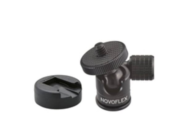 Novoflex M-NEIGER II, Kylmäkenkäkiinnitys, Musta, 1 kg, 1/4", 42 mm, 32 g