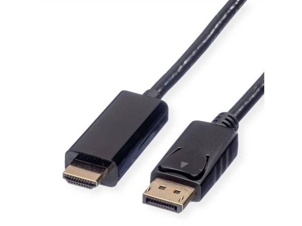 ROLINE 11.04.5787, 3 m, DisplayPort, Hankjønn, Hankjønn, Rett, Rett