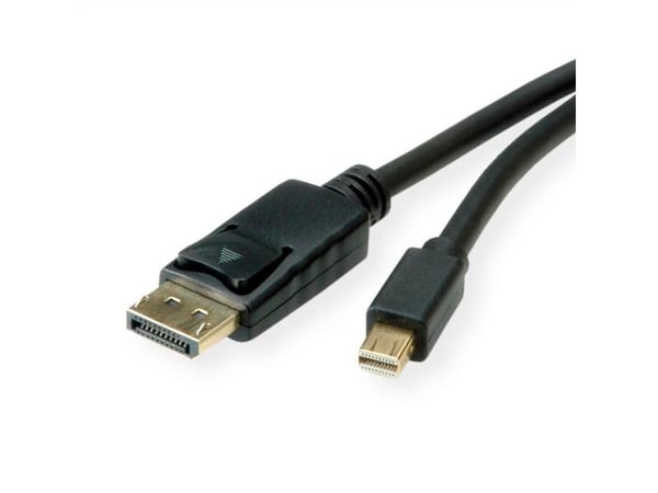 ROLINE 11.04.5814, 1 m, DisplayPort, Mini DisplayPort, Hankjønn, Hankjønn, 5120 x 2880 piksler
