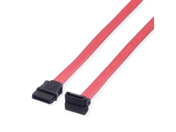 Value SATA 3.0 Gbit/s 0.5 m, 0,5 m, SATA III, Hankjønn/hankjønn, Rød