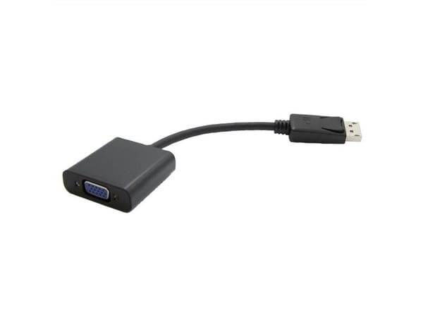 Value 12.99.3135, 150 m, VGA (D-Sub), DisplayPort, Uros, Naaras, Musta