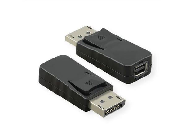 Value 12.99.3160, DisplayPort, Mini DisplayPort, Musta