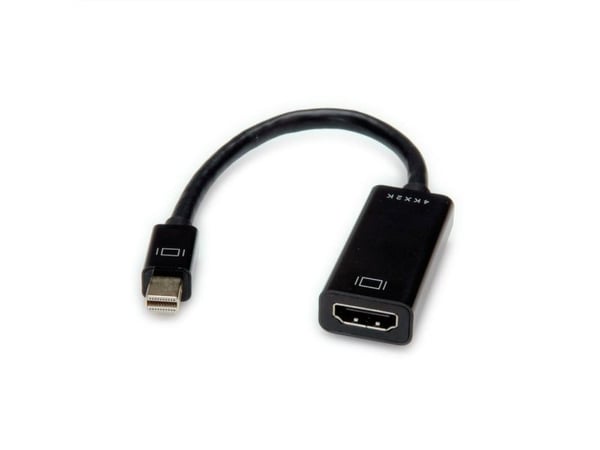 Value 12.99.3143, Mini DisplayPort, HDMI-tyyppi A (vakio), Uros, Naaras, 3840 x 2160 pikseliä, 2160p