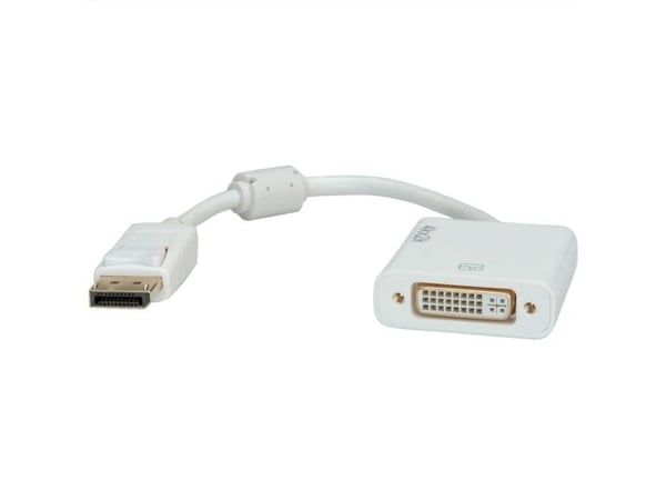 ROLINE 12.03.3136, 0,15 m, DisplayPort, DVI-D, Hankjønn, Hunkjønn, 3840 x 2160