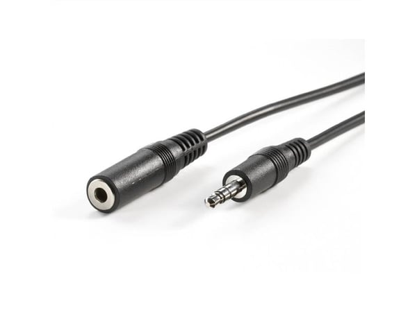 Value 3.5mm Extension Cable, M - F 2 m