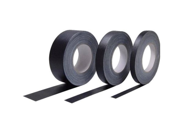 Cellpack tekstiltape nr. 90 sort (L x B) 50 m x 19 mm 1 stk