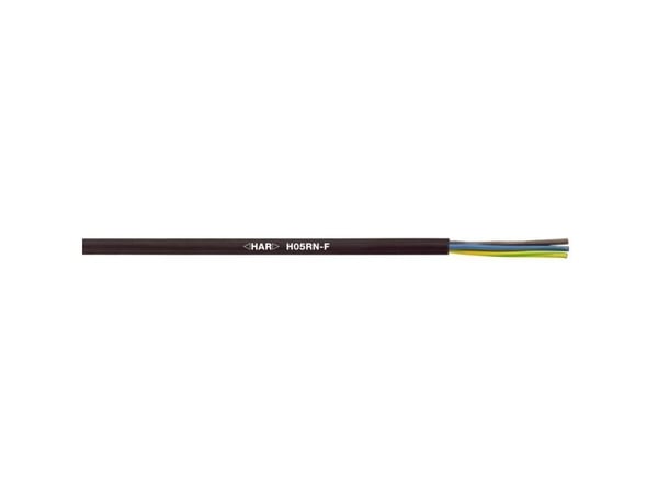 Lapp H05RN-F, Keskijännitekaapeli, musta, Kumi, Kupari, 0.75 mm², 21,6 kg/km