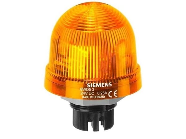 Siemens 8WD5340-0CD signallampe (Ø x H) 70 mm x 66 mm Gul 1 stk.
