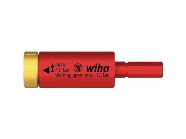 Wiha 1000 V easyTorque momentadapter 2,5 Nm til Wiha SlimBits