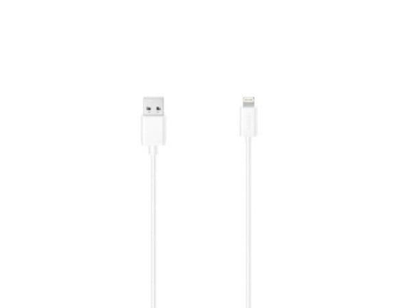 Hama 00200623, 1,5 m, Lightning, USB A, Hankjønn, Hankjønn, Hvit