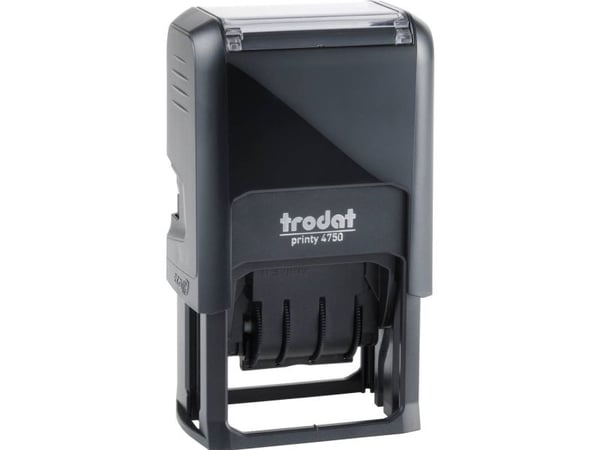 Trodat Printy-Dater datostempel 41 x 24 mm (B x H) grå/sort