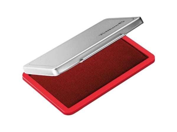 Pelikan 2 - Håndstempelpute - rød - 70 x 110 mm