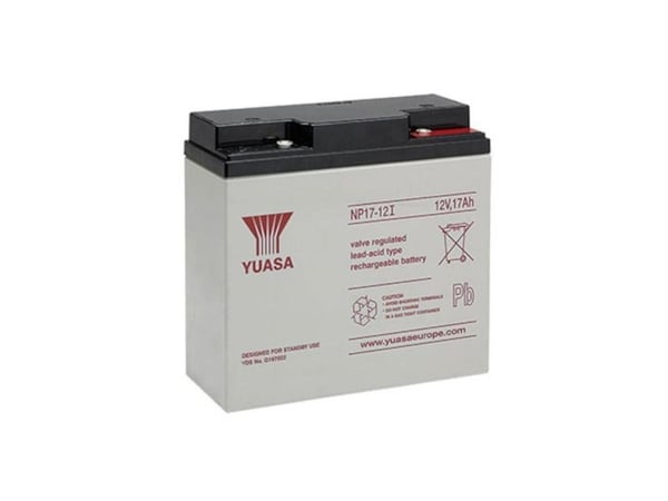 Yuasa NP17-12, Forseglet blysyre (VRLA), Hvit, 17000 mAh, 12 V