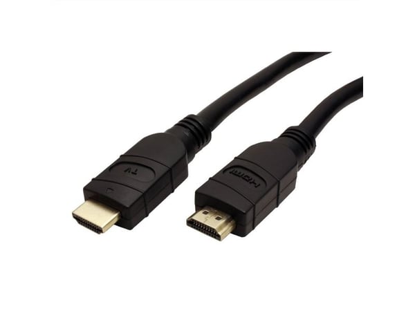 Value 14993453, 20 m, HDMI-tyyppi A (vakio), HDMI-tyyppi A (vakio), 3840 x 2160 pikseliä, 3D, Musta