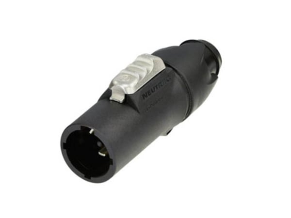Neutrik NAC3MX-W-TOP, CuNi1Si0.2, Sort, Hvit, Polyamid, Polyoksymetylen (POM), Zink, IP65, 2,5 mm², 4 V
