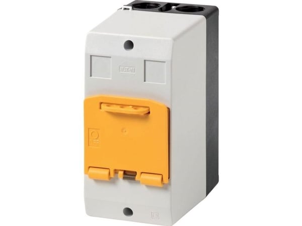 Eaton CI-PKZ01-SVB Tyhjä kotelo Pinta-asennettava, lukittava (L x S x K) 80 x 97 x 160 mm Harmaa, keltainen 1 kpl 1 kpl