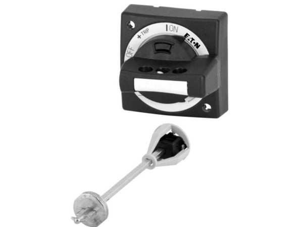 Eaton 106132, Lås til dørkule, Innendørs, Sort, Sølv, PKZM0, PKZM4, 64 mm, 54 mm