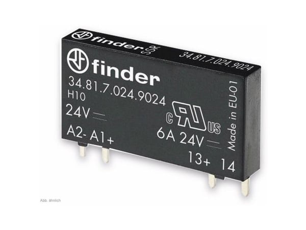 Finder Puolijohderele 34.81.7.005.9024 Kytkentäjännite (max.): 33 V/DC