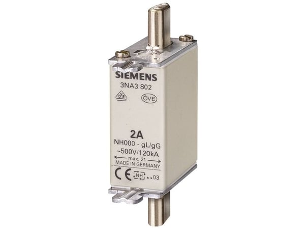Siemens 3NA38368 sikringsinnsats - sikringsstørrelse = 0, 160 A, 400 V - 1 stk