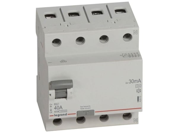 Vikavirtalaite RX3 HPFI 40A 30mA, 4P, 4M, 10kA, tyyppi A