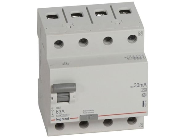 Vikavirtalaite RX3 HPFI 63A 30mA, 4P, 4M, 10kA, tyyppi A