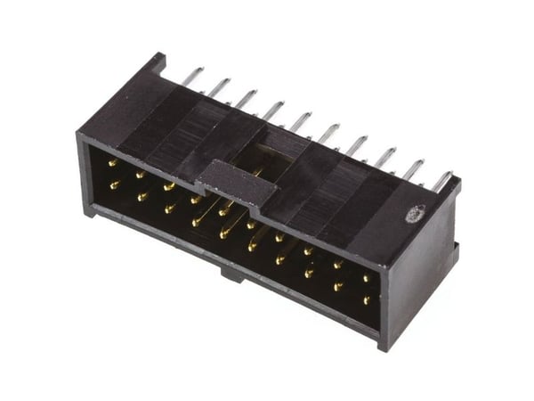 Molex 901301220 stiftlist med låsfunktion stigning 2,54 mm totalt antal poler 20 antal rader 2 1 st tray