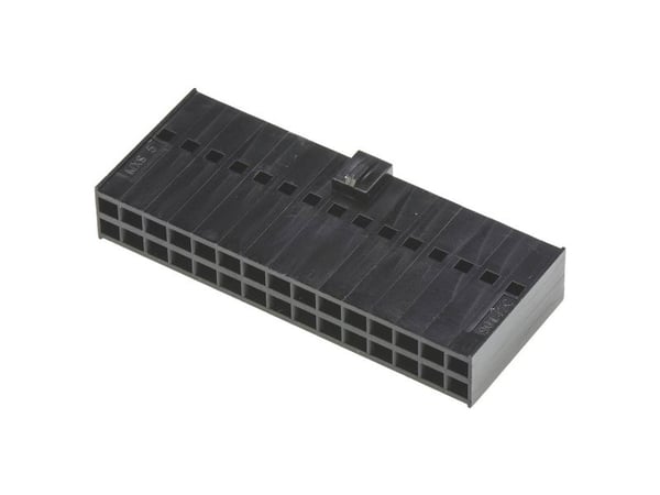 Molex 901420030 2.54mm Pitch C-Grid III Crimp Housing Dual Row, 30 Circuits, Black