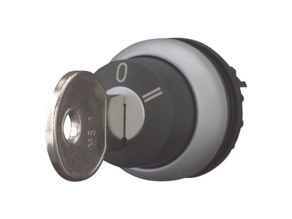 Eaton M22-WS3, Avaimella varustettu kytkin, Musta, Hopea, Muovi, IP66, 29,7 mm, 39,6 mm