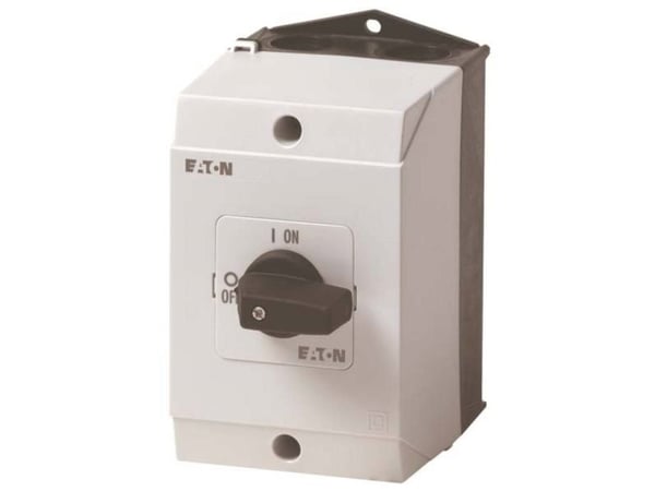 Eaton P1-32/I2, Vipukytkin, 3P, Musta, Valkoinen, IP65, 100 mm, 107 mm