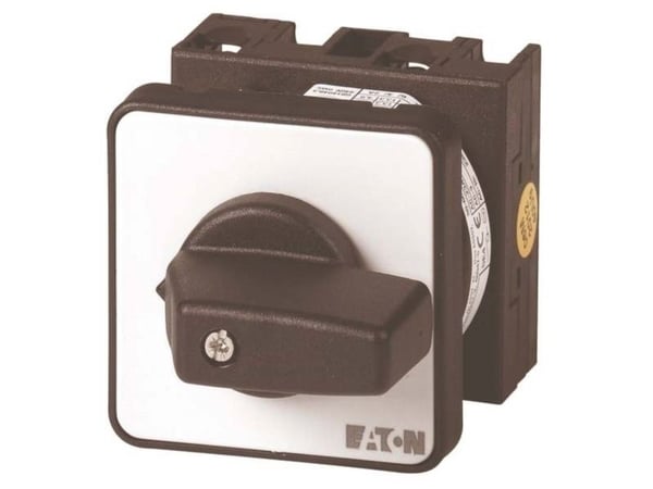 Eaton T0-2-8900/E, Vipukytkin, 3P, Musta, Valkoinen, IP65, 48 mm, -25 - 50 °C