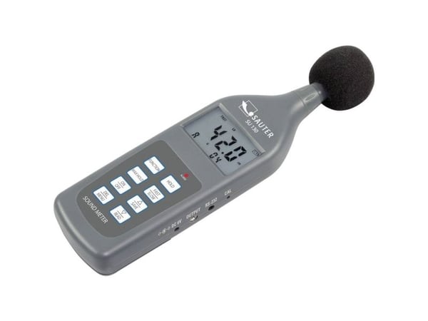 Sauter lydnivå-måleapparat datalogger SU 130, 30–130 dB, 20 Hz–12500 Hz, RS232