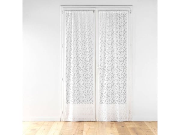 Douceur d`Interieur Komplet dwóch firan they wzorem liści, MANON, 70 x 240 cm