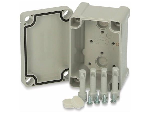 Fibox TA090706 Seinäasennuskotelo 95 x 65 x 60 ABS Harmaa valkoinen (RAL 7035) 1 kpl