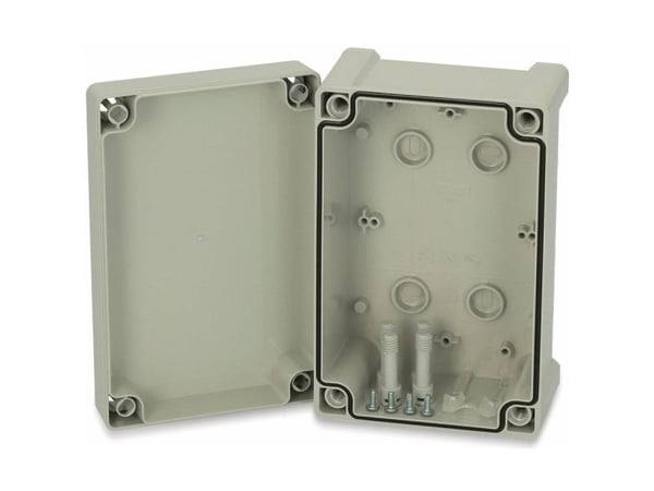 Fibox TA191209 Seinäasennuskotelo 187 x 122 x 90 ABS Harmaa valkoinen (RAL 7035) 1 kpl