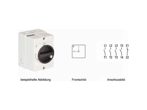 Kraus &amp; Naimer KG64 T103/40 KL11V Re1 osastoiva kosketin lukittava 63 A 1 x 90° Musta 1 kpl 1 kpl