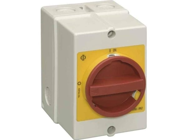 Kraus & Naimer KG10 T103/40 KS51V reparationskontakt kan spärras 20 A 1 x 90° svart 1 st