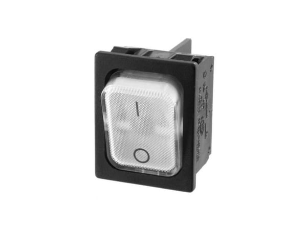 Marquardt 1835.3105 Keinukytkin 1835.3105 250 V/AC 6 A 2 x Off/On IP40 Klikkaava 1 kpl