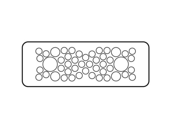 Eaton FL4-D Laippalevy Kaapeliläpiviennillä (P x L x K) 23 x 329 x 116 mm Harmaa 1 kpl
