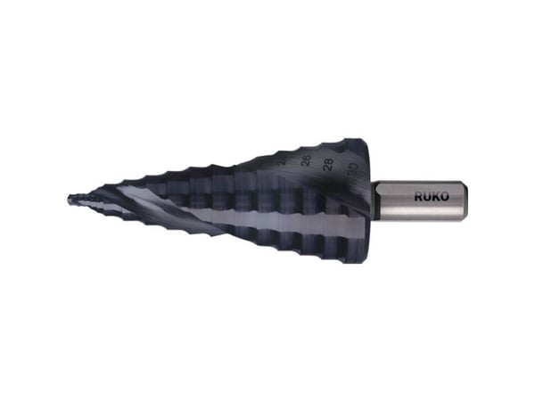 RUKO 101652P ULTIMATECUT HSS trinnbor, 1 stk., samlet lengde 94,5 mm