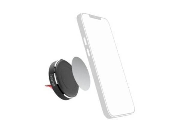 Hama Magnet, Mobiltelefon/smarttelefon, Passiv holder, Bil, Svart