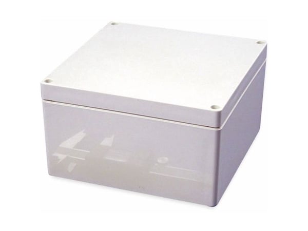 Hammond Electronics 1554SGY universal-kabinett 160 x 160 x 90 ABS grå/hvit (RAL 7035) 1 stk