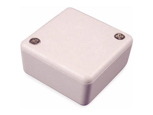 Hammond Electronics 1551PGY Euro-kabinett 40 x 40 x 20 ABS gråhvit (RAL 7035), 1 stk