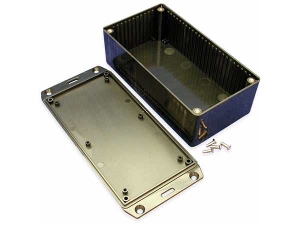 Hammond Electronics 1591DFLBK Euro-kaappi 160 x 80 x 50 ABS Lajittelu 1 kpl 1 kpl