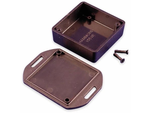 Hammond Electronics 1551RFLBK Euro-kabinett 50 x 50 x 20 ABS svart 1 st